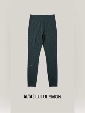 lululemon athletica Turquoise High-Rise Leggings with Side Pockets